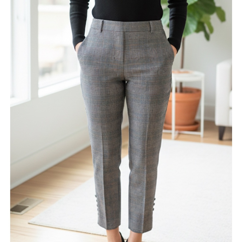 NWT Banana Republic Avery plaid Ankle Pants(size 10)